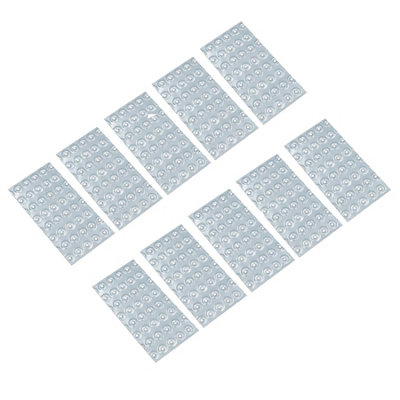 AB Tools Hand Nail Plate 100mm X 200mm Galvanised Timber Joining Connector 10Pk from B&Q