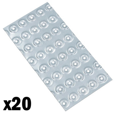 AB Tools Hand Nail Plate 100mm X 200mm Galvanised Timber Joining Connector 20Pk from B&Q