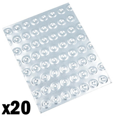 AB Tools Hand Nail Plate 150mm X 200mm Galvanised Timber Joining Connector 20Pk from B&Q