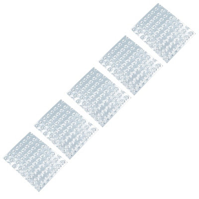 AB Tools Hand Nail Plate 150mm X 200mm Galvanised Timber Joining Connector 5Pk from B&Q