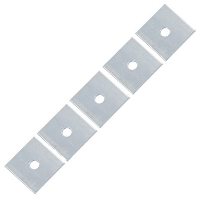 AB Tools Square Plate Washer M10 50mm X 50mm Galvanised Timber Wood Fastener 5Pk from B&Q