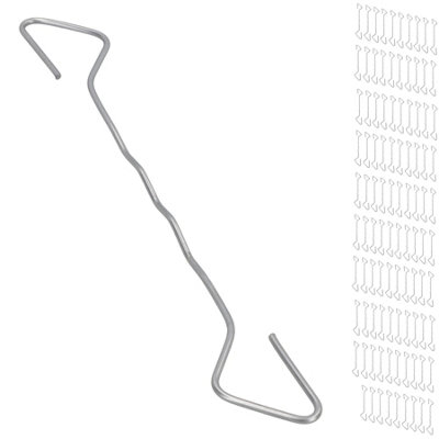 AB Tools Stainless Steel Type 4 Cavity Wall Tie 200mm 50-75mm Bricklaying Housing 100Pk from B&Q