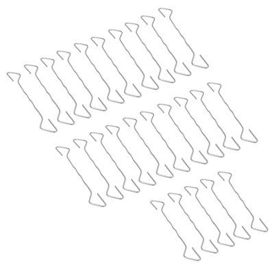 AB Tools Stainless Steel Type 4 Cavity Wall Tie 200mm 50-75mm Bricklaying Housing 25Pk from B&Q