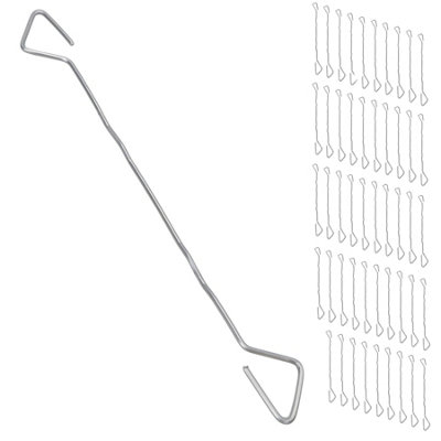 B&Q -  Stainless Steel Type 4 Cavity Wall Tie 275mm 125-150mm Brick Housing 50Pk