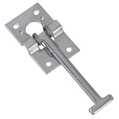 B&Q -  Door Retaining Retainer Hook For Trucks Trailers Caravans Stainless Steel 1Pc