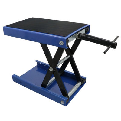 AB Tools Motorbike Motorcycle Scissor Lift Bench Jack Stand Paddock Hoist 500Kg Capacity from B&Q