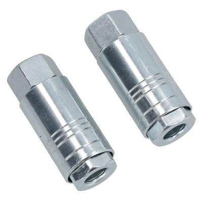 AB Tools One Touch Quick Release Female Air Coupler Fitting Connector 1/4 Bsp Thread 2Pc