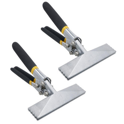AB Tools Hand Held Sheet Metal Seamer Seaming Former Bending Bender Pliers 6 Inch Jaw 2Pc from B&Q