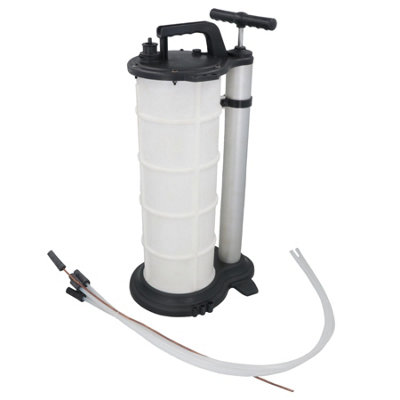 AB Tools 9 Litre Hand Operated Manual Fluid Extractor Transfer Vacuum Pump Oil Suction from B&Q