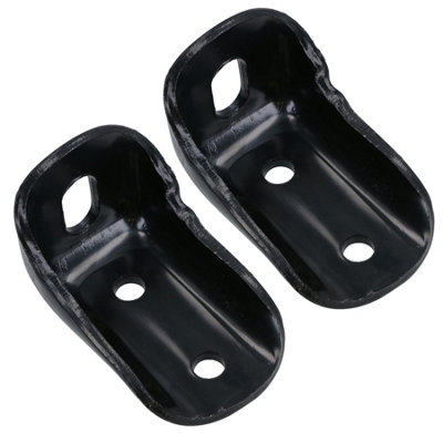 B&Q -  Pressed Body Mounting Bracket For100mm Runners On Truck Trailer Chassis 2Pc
