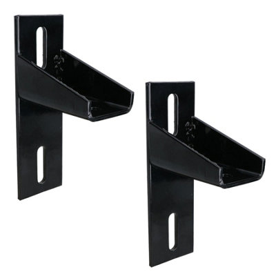 B&Q -  Pedestal Body Mounting Bracket For Use On Transits Trailers Truck Chassis 2Pc