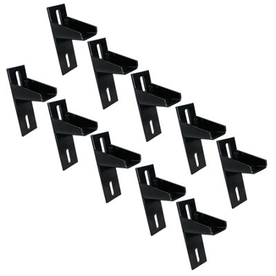 B&Q -  Pedestal Body Mounting Bracket For Use On Transits Trailers Truck Chassis 10Pc