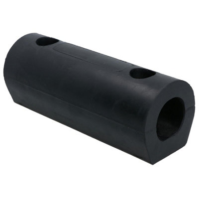 B&Q -  202 X 77mm D Shaped Standoff Rubber Buffer Bumper Block Pad Stop Trailers 1Pc