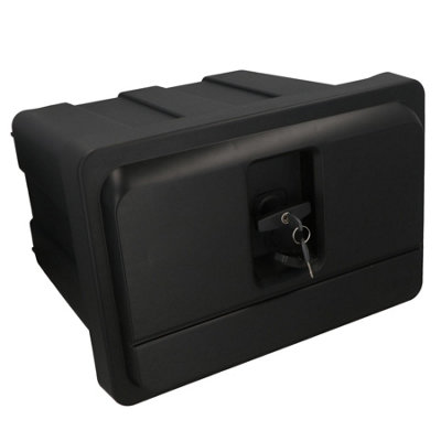 Small Trailer Truck Plastic Storage Tool Box Lockable Chest 30 Litre Capacity - Image 4