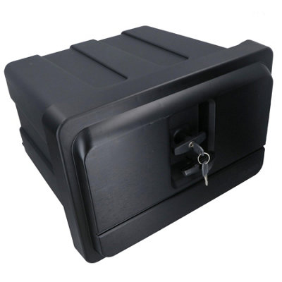 Medium Trailer Truck Plastic Storage Tool Box Lockable Chest 46 Litre Capacity - Image 3