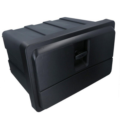 Large Trailer Truck Plastic Storage Tool Box Lockable Chest 46 Litre Capacity - Image 3