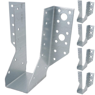 AB Tools Multi Truss Hanger Joist Support Fixings 47mm (W) X 148mm (L) Galvanised 5Pc from B&Q