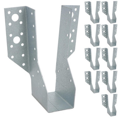AB Tools Multi Truss Hanger Joist Support Fixings 47mm (W) X 168mm (L) Galvanised 10Pc from B&Q