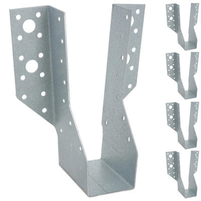 AB Tools Multi Truss Hanger Joist Support Fixings 47mm (W) X 168mm (L) Galvanised 5Pc from B&Q