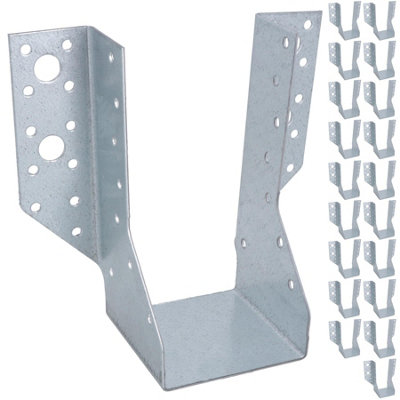 B&Q -  Multi Truss Hanger Joist Support Fixings 75mm (W) X 154mm (L) Galvanised 20Pc
