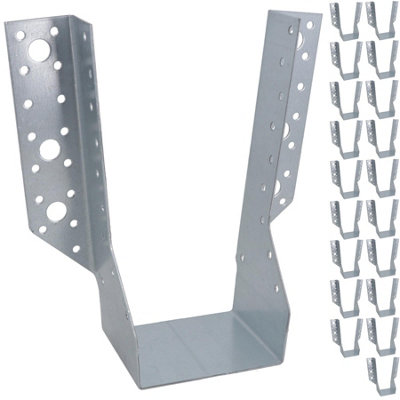 B&Q -  Multi Truss Hanger Joist Support Fixings 91mm (W) X 204mm (L) Galvanised 20Pc