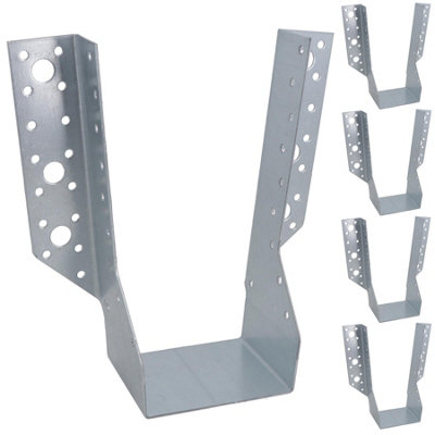 B&Q -  Multi Truss Hanger Joist Support Fixings 91mm (W) X 204mm (L) Galvanised 5Pc