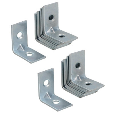 AB Tools Corner Bracket Fastener Brace Mending Reinforcing Plate 25mm X 25mm 20Pc from B&Q