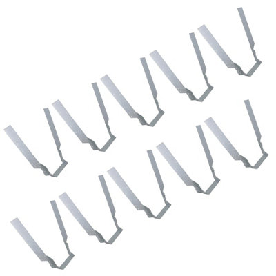 AB Tools Long Leg Joist Hanger Or I-Beam Fastener Fixing Support Galv 150mm Wide 10Pc from B&Q