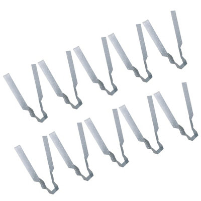 AB Tools Long Leg Joist Hanger Or I-Beam Fastener Fixing Support Galv 75mm Wide 10Pc from B&Q