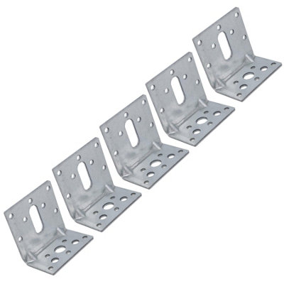 AB Tools Abl Angle Bracket Corner Fastener Reinforcing Plate 60mm X 40mm X 60mm 5Pc from B&Q