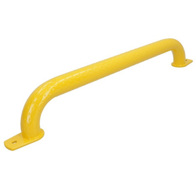 Ab Tools Yellow 550Mm Steel Safety Grab Pull Handle For Trailers Trucks Coated Finish 1Pc Size 1
