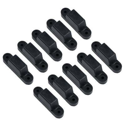 B&Q -  38mm Rubber Top Hat Standoff Buffer Bumper Pad Stop Tailboards Trailers 10Pc