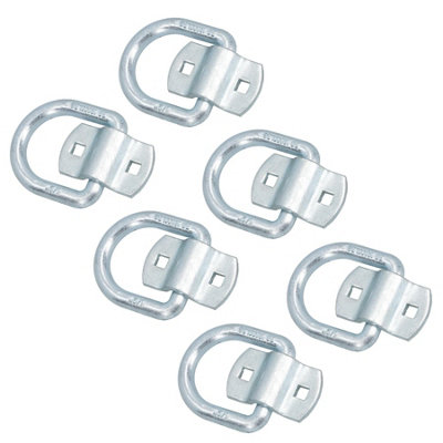B&Q -  Bolt On Lashing Ring + Cleat Tie Down Support For Trucks Trailers 1.5 Ton Swl 6Pc