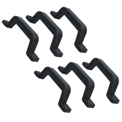 B&Q -  Plastic Door Pull Grab Handle For Trailers Horse Boxes Caravans Trucks 6Pc
