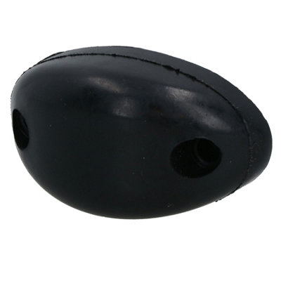B&Q -  23mm Stand Off Oval Rubber Buffer Bumper Stop For Horse Box Trailers 1Pc