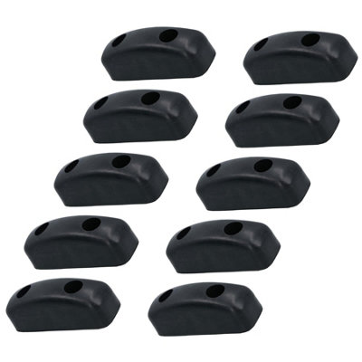 B&Q -  Rubber Square Buffer Bumper Pad Block Stop For Truck Trailers Horsebox 10Pc