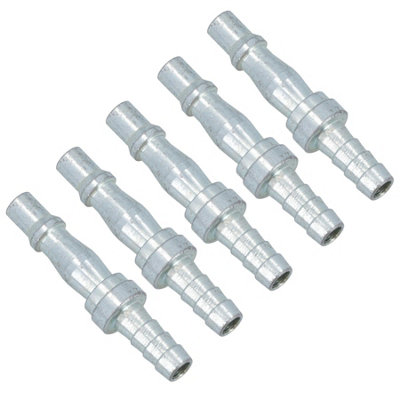 AB Tools 5/16In Bsp (7.9mm) Air Hose Barb Tail With Male Pcl Type Connector Fitting 5Pc from B&Q