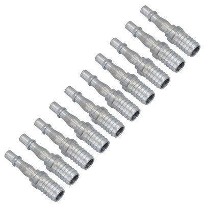 AB Tools 1/2In Bsp (13mm) Air Hose Barb Tail With Male Pcl Type Connector Fitting 10Pc from B&Q