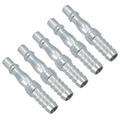 AB Tools 3/8In Bsp (9.5mm) Air Hose Barb Tail With Male Pcl Type Connector Fitting 5Pc from B&Q