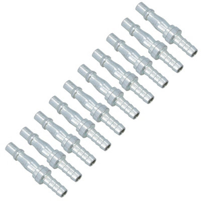AB Tools 5/16In Bsp (7.9mm) Air Hose Barb Tail With Male Pcl Type Connector Fitting 10Pc from B&Q