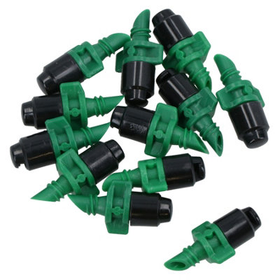 AB Tools Micro Jet Sprinkler 90 Degree Coverage Watering Sprayer 4 + 13mm Pipe 12Pc from B&Q