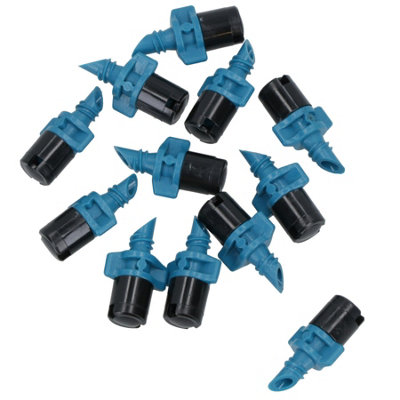 AB Tools Strip Micro Sprinkler Jets 20 Degree Watering Sprayers 4 + 13mm Pipe 12Pc from B&Q