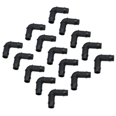 AB Tools Hozelock 90 Degree Elbow Connectors For 13mm Micro Irrigation Watering Pipe 15Pc from B&Q