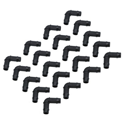 AB Tools Hozelock 90 Degree Elbow Connectors For 13mm Micro Irrigation Watering Pipe 20Pc from B&Q