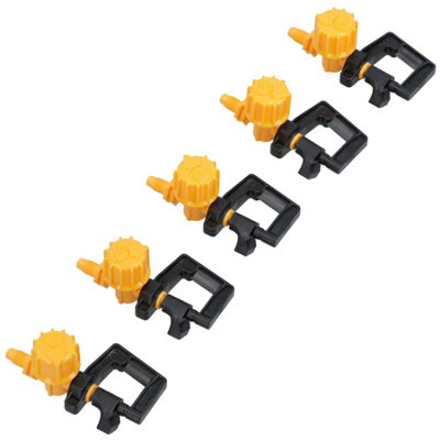 AB Tools Hozelock Adjustable Micro Sprinkler Vari Rotor Sprayer 360 Degree Coverage 5Pc from B&Q