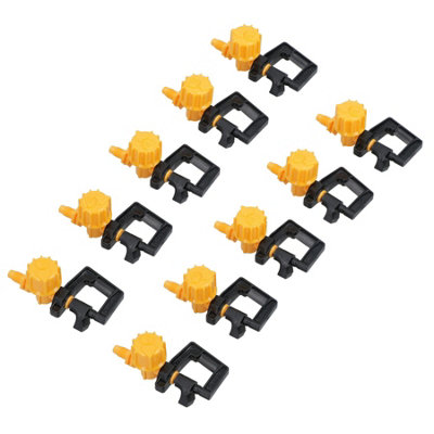 AB Tools Hozelock Adjustable Micro Sprinkler Vari Rotor Sprayer 360 Degree Coverage 10Pc from B&Q