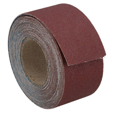 AB Tools Emery Cloth Roll Abrasive Sanding Sheet 120 Grit 3.8Cm X 460Cm Aluminium Oxide 1Pc from B&Q