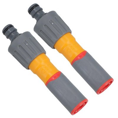 AB Tools Adjustable Garden Spray Gun Nozzle Fine Spray Jet Cone Watering Sprayer 2Pc from B&Q