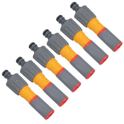 AB Tools Adjustable Garden Spray Gun Nozzle Fine Spray Jet Cone Watering Sprayer 6Pc from B&Q