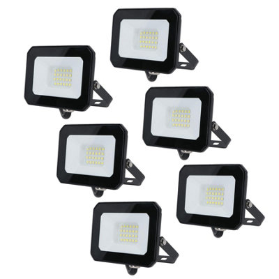 AB Tools 20 Watt Led Mini Floodlight Garden Lighting 1600 Lumens Ip65 + Bracket 6Pc from B&Q